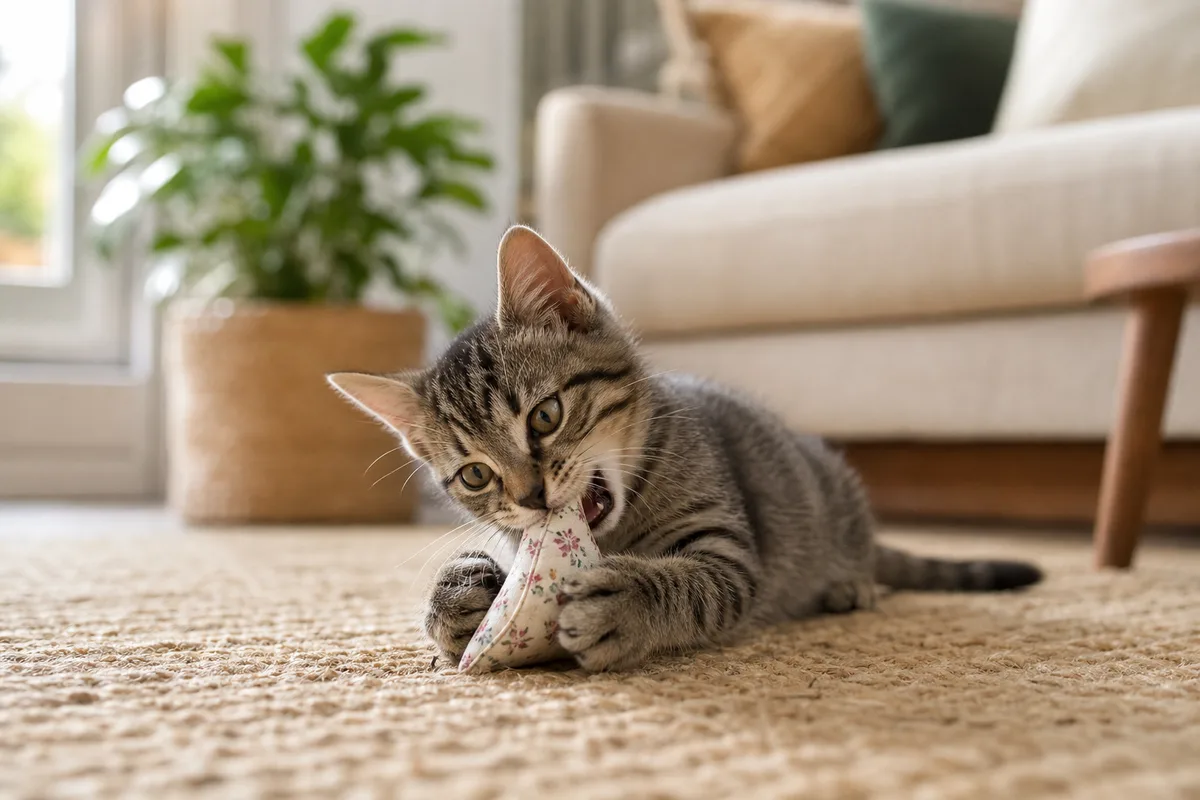 Chaton qui mordille : pourquoi et comment l'arrêter